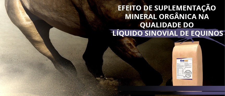 Efeito de suplementação mineral orgânica na qualidade do líquido sinovial de equinos